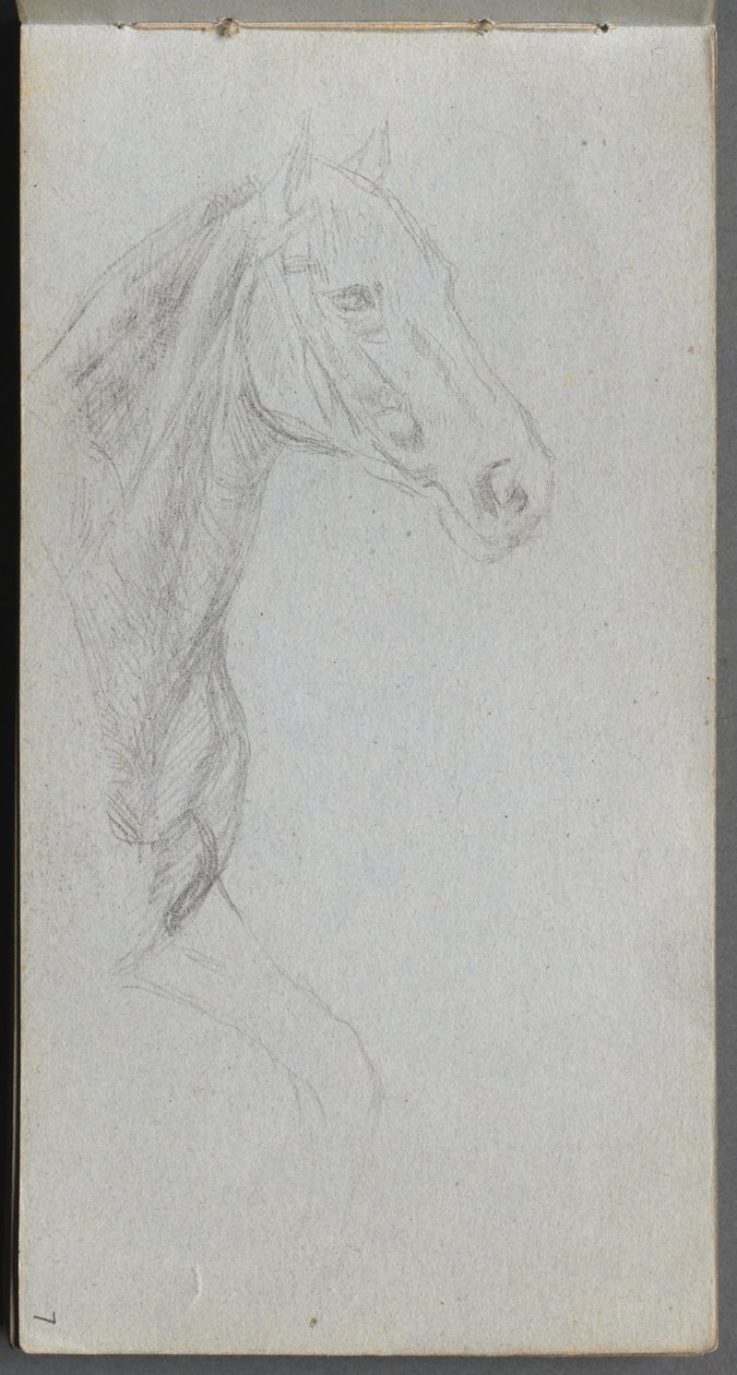 Carnet de croquis, page 07 : Étude d