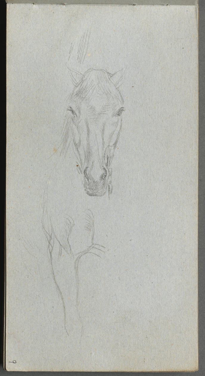 Carnet de croquis, page 09 : Étude d