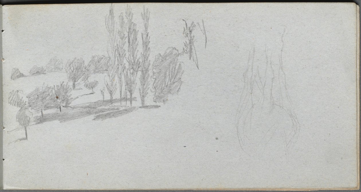 Carnet de croquis, page 18 : Étude d