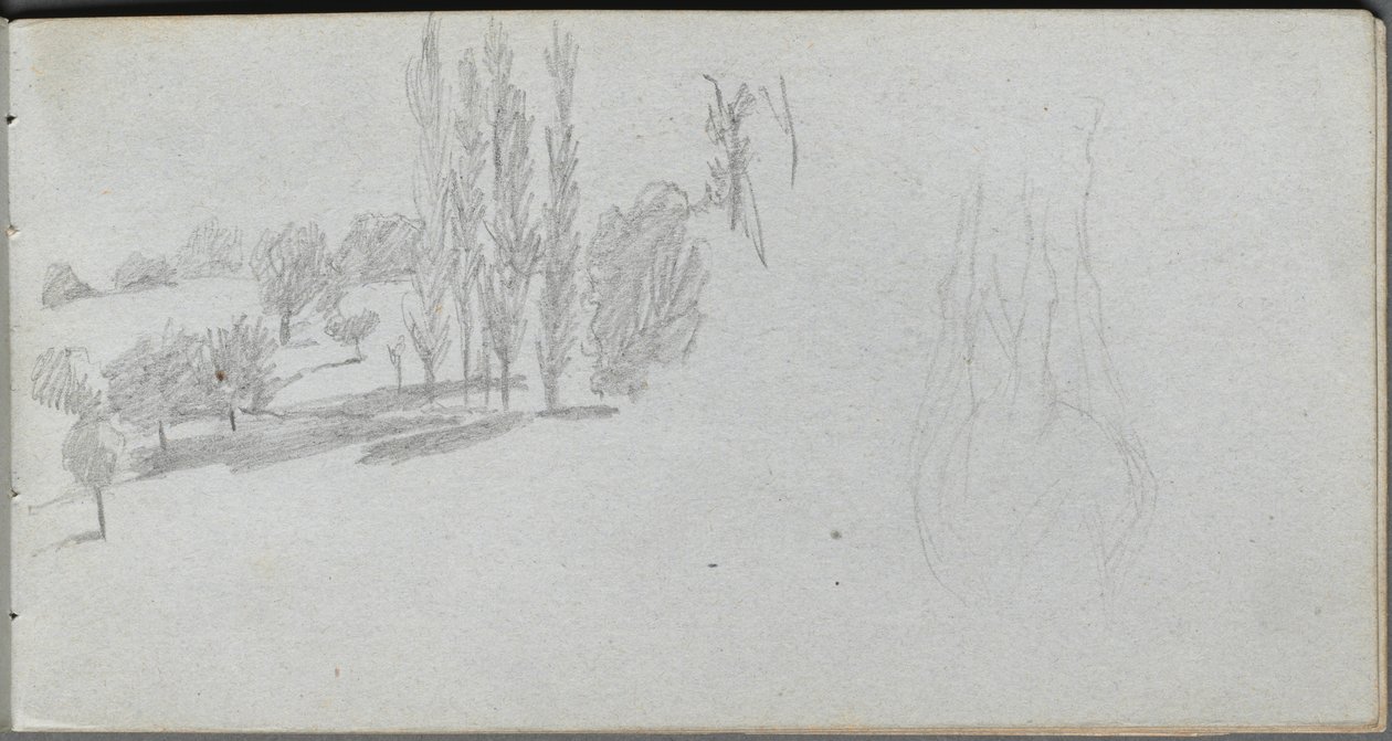 Carnet de croquis, page 18 : Étude d