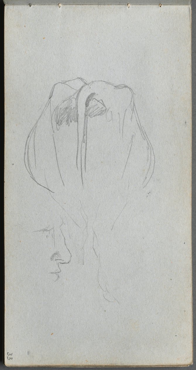 Carnet de croquis, page 33 : Étude d