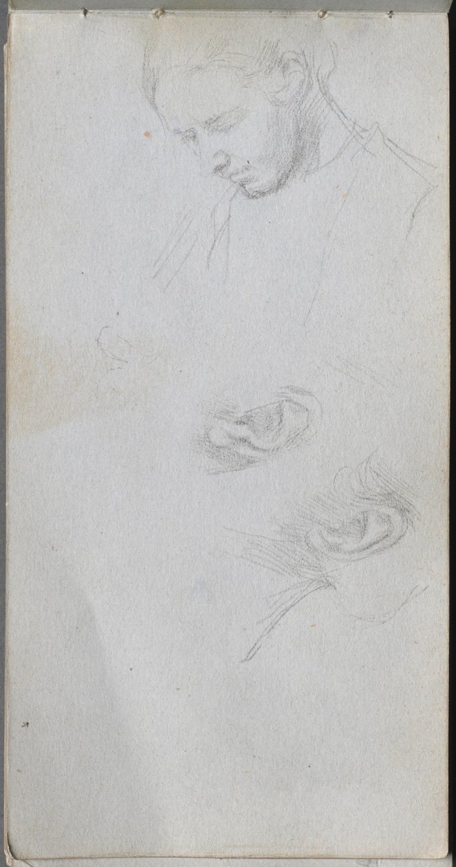 Carnet de croquis, page 96: Étude d