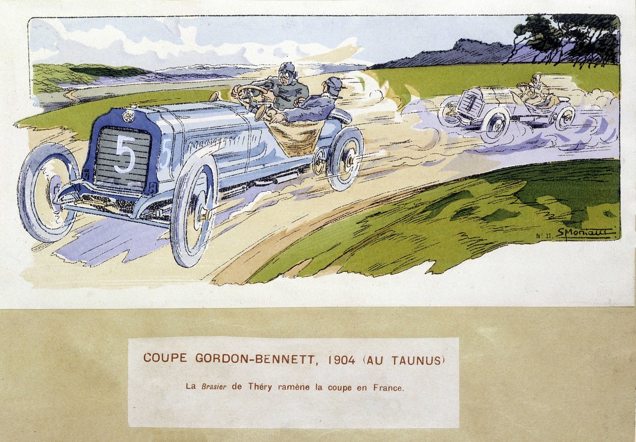 Course : la Coupe Gordon Bennett en 1904 - Ernest Montaut