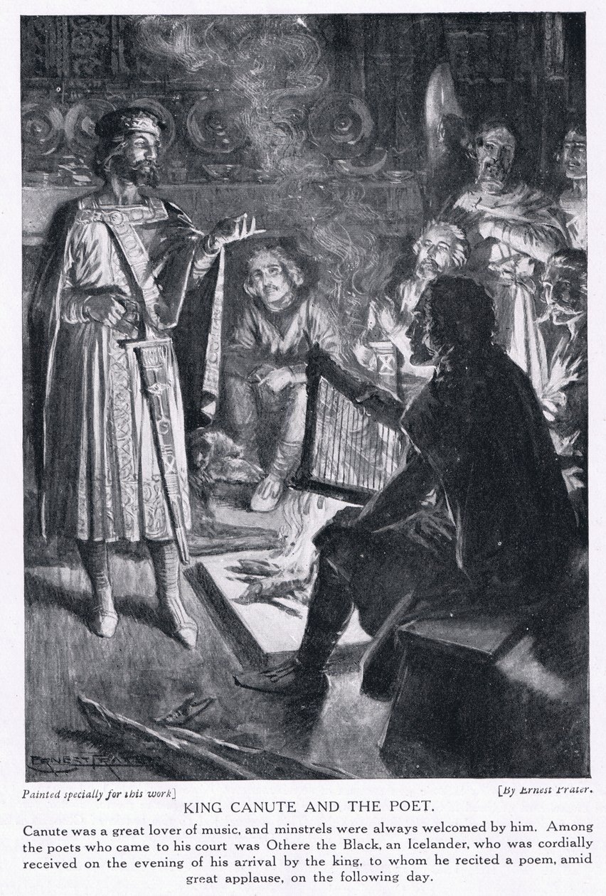 Le roi Canut et le poète, années 1920 - Ernest Prater