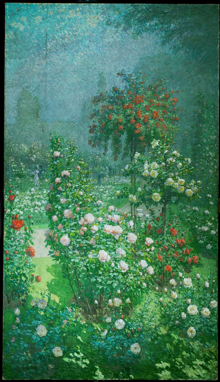 Roses, panneau decoratif - Ernest Quost