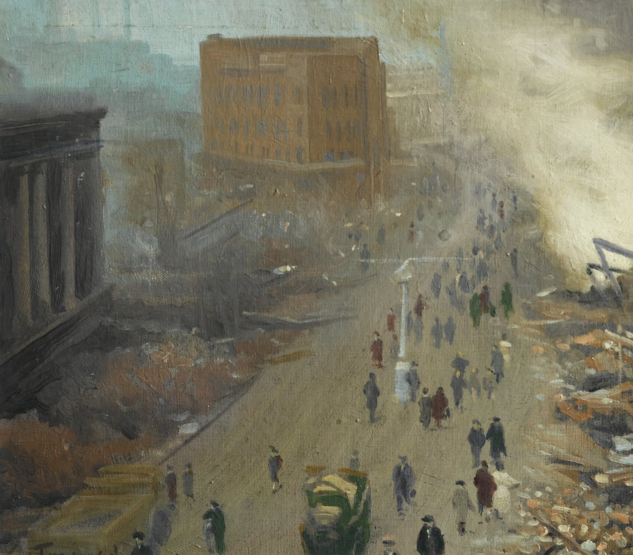 Le Nouvel Ordre en Europe, Coventry Bombardée Novembre 1940, 1940 - Ernest Townsend