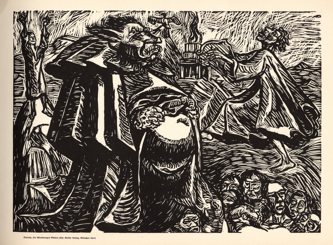 Les transformations de Dieu - 5 - Dieu ventre - Ernst Barlach
