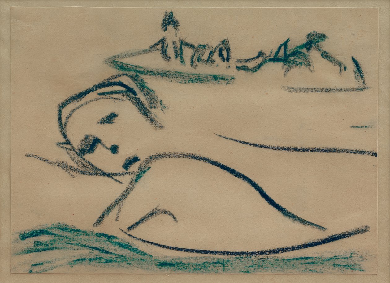 Sans titre (Fille nageant) - Ernst Ludwig Kirchner