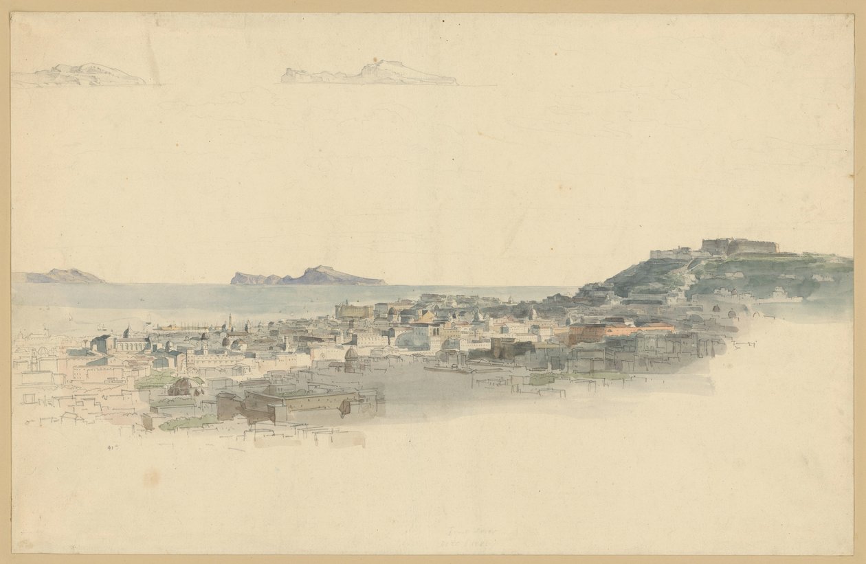 Vue sur Naples et l