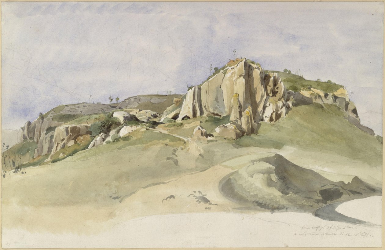Collines rocheuses dans la Campagne - Ernst Fries