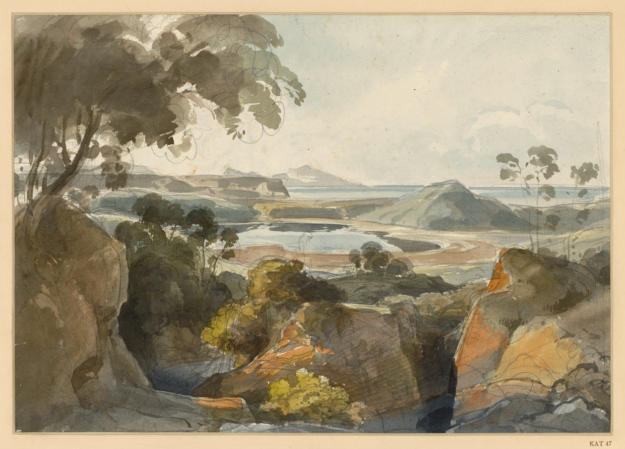 Paysage côtier italien - Ernst Fries