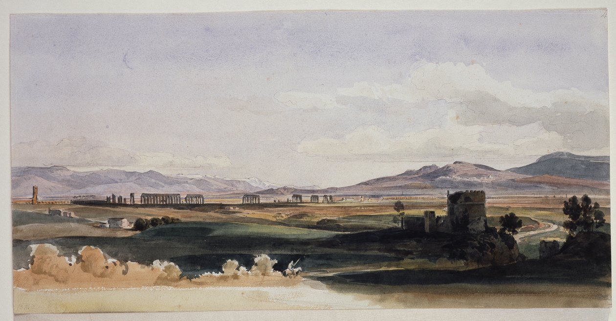 Campagne romaine et monts Albains - Ernst Fries