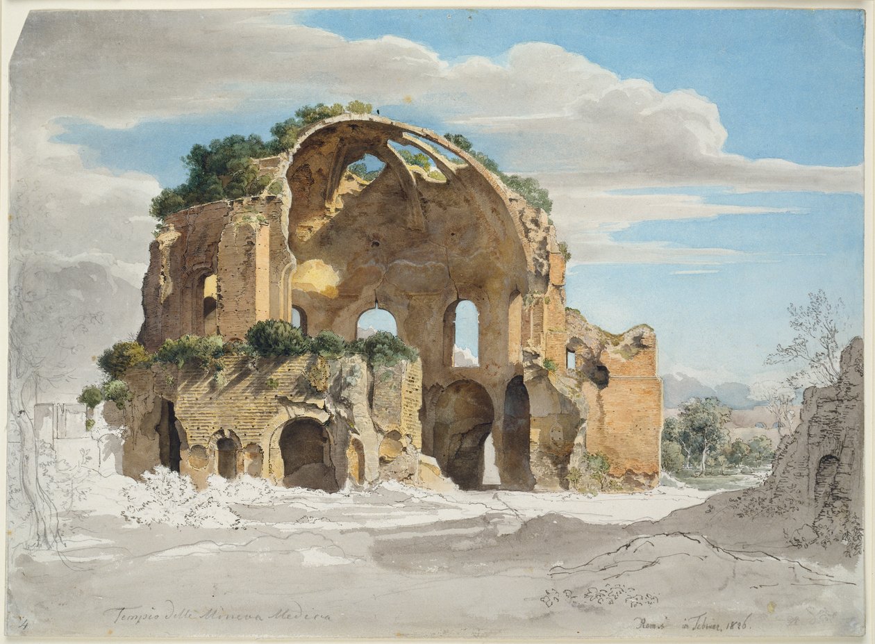 Temple de Minerve Médica à Rome - Ernst Fries