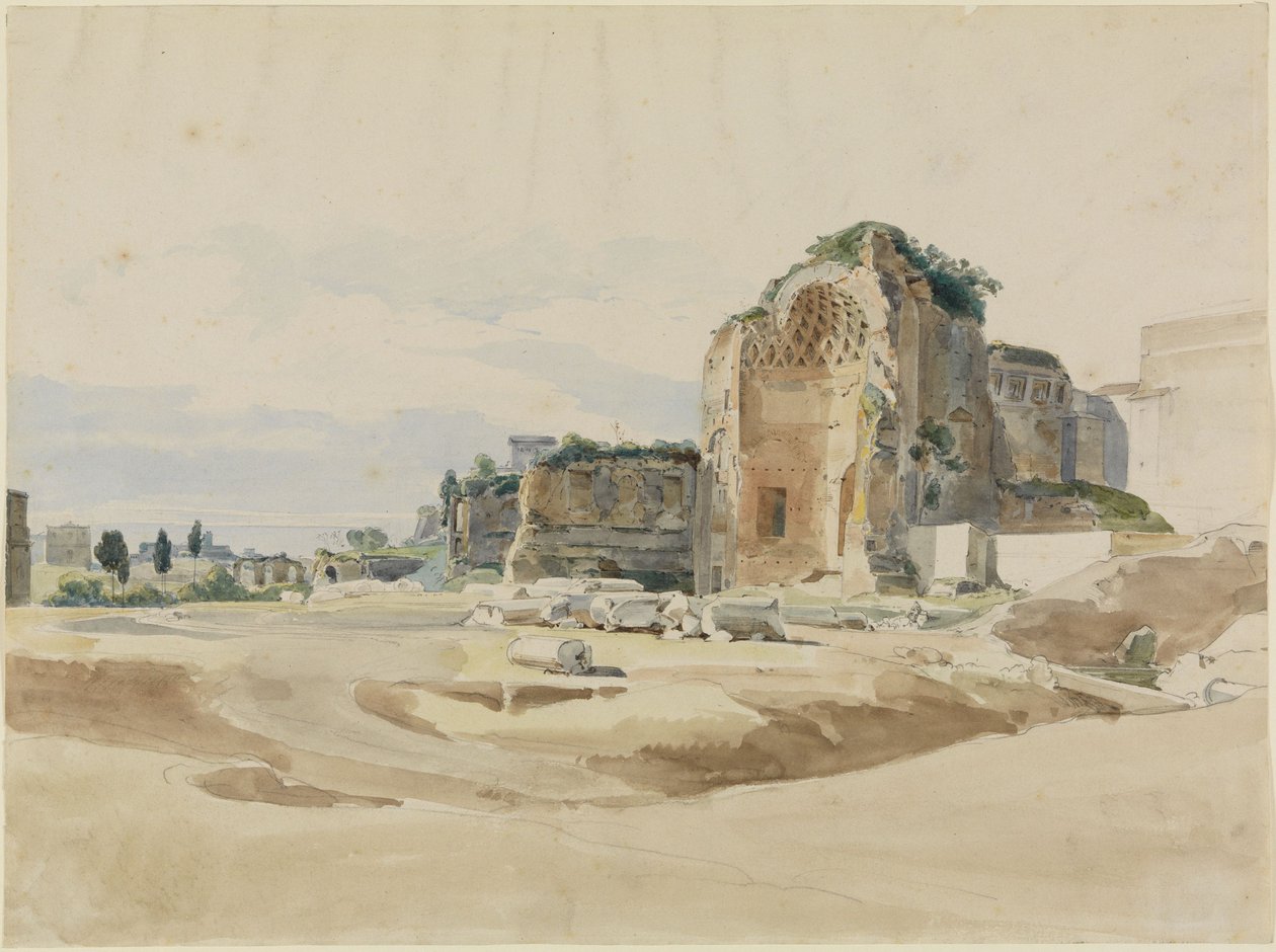 Temple de Vénus et de Rome à Rome - Ernst Fries