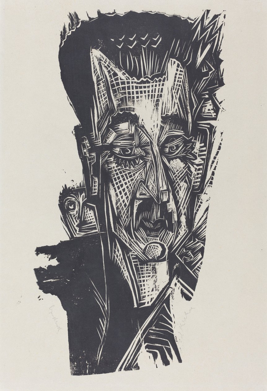 Dr. Ludwig Binswanger, 1917-1918 - Ernst Ludwig Kirchner
