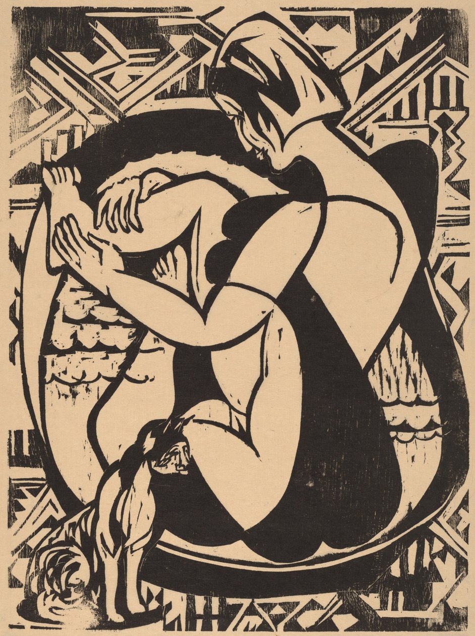 Femme dans la baignoire - Ernst Ludwig Kirchner