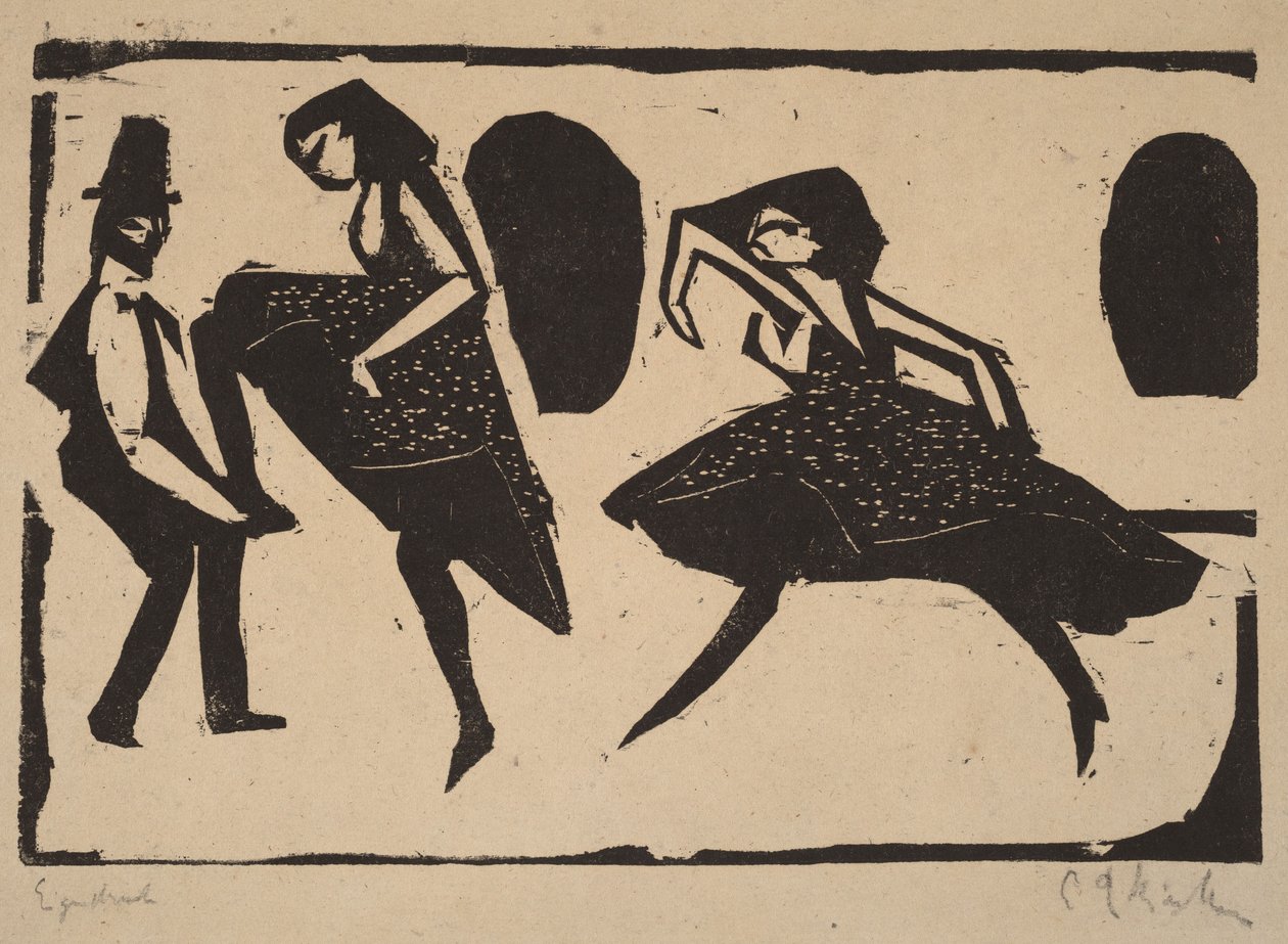 Danse acrobatique - Ernst Ludwig Kirchner