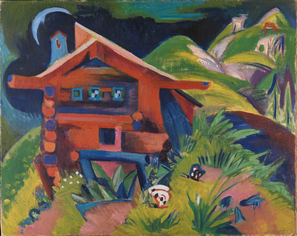 Chalet alpin - Ernst Ludwig Kirchner
