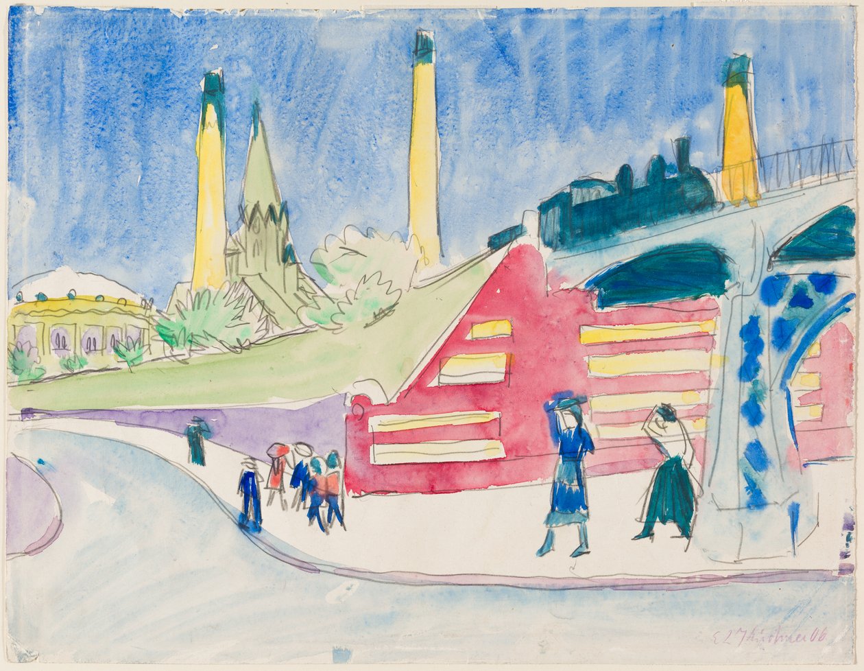 Talus ferroviaire - Ernst Ludwig Kirchner