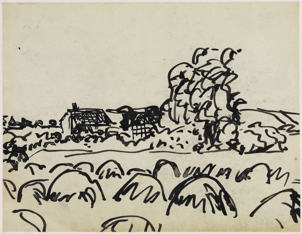 Ferme isolée sur l