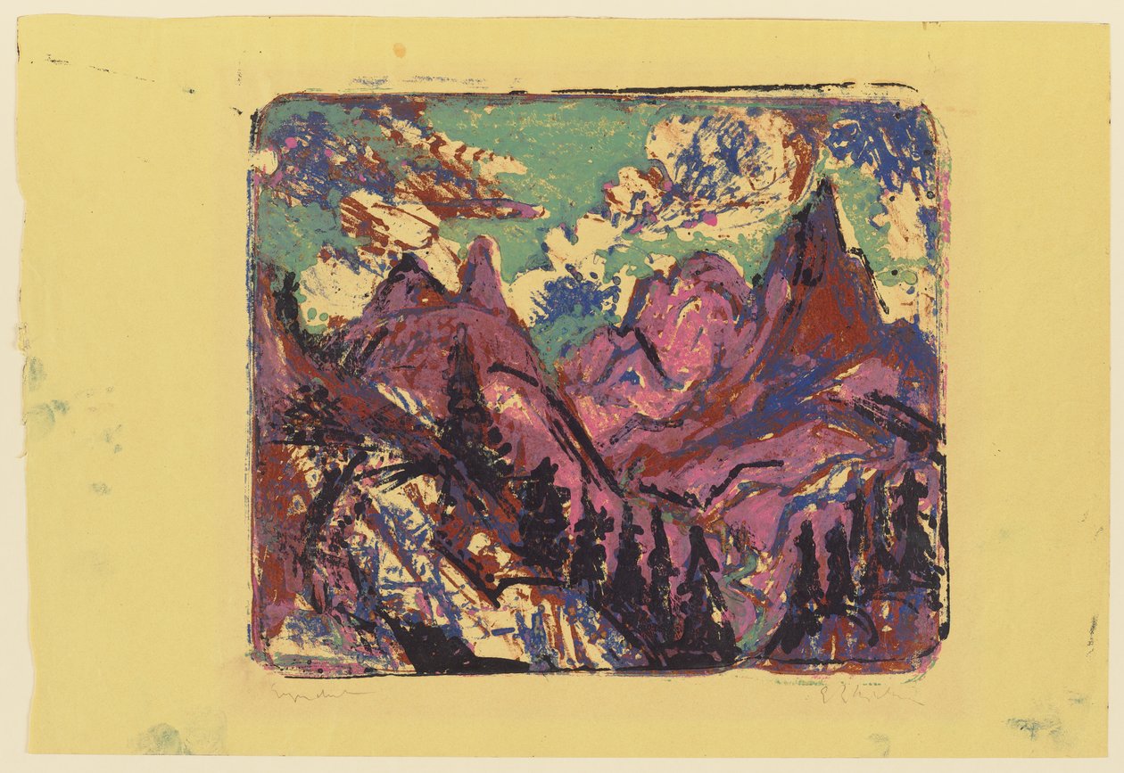 Berge - Ernst Ludwig Kirchner