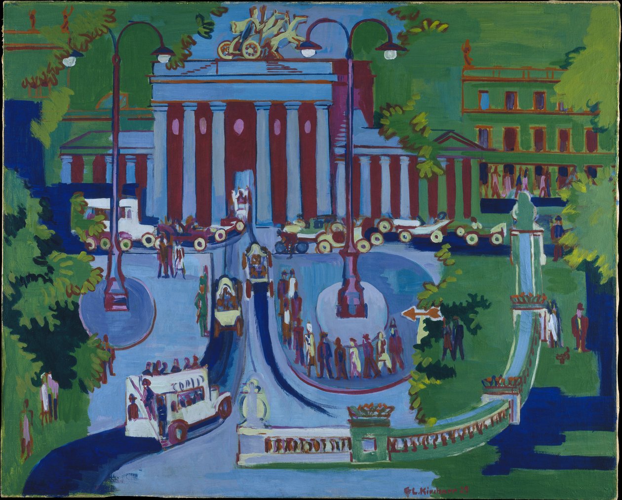 La porte de Brandebourg - Ernst Ludwig Kirchner