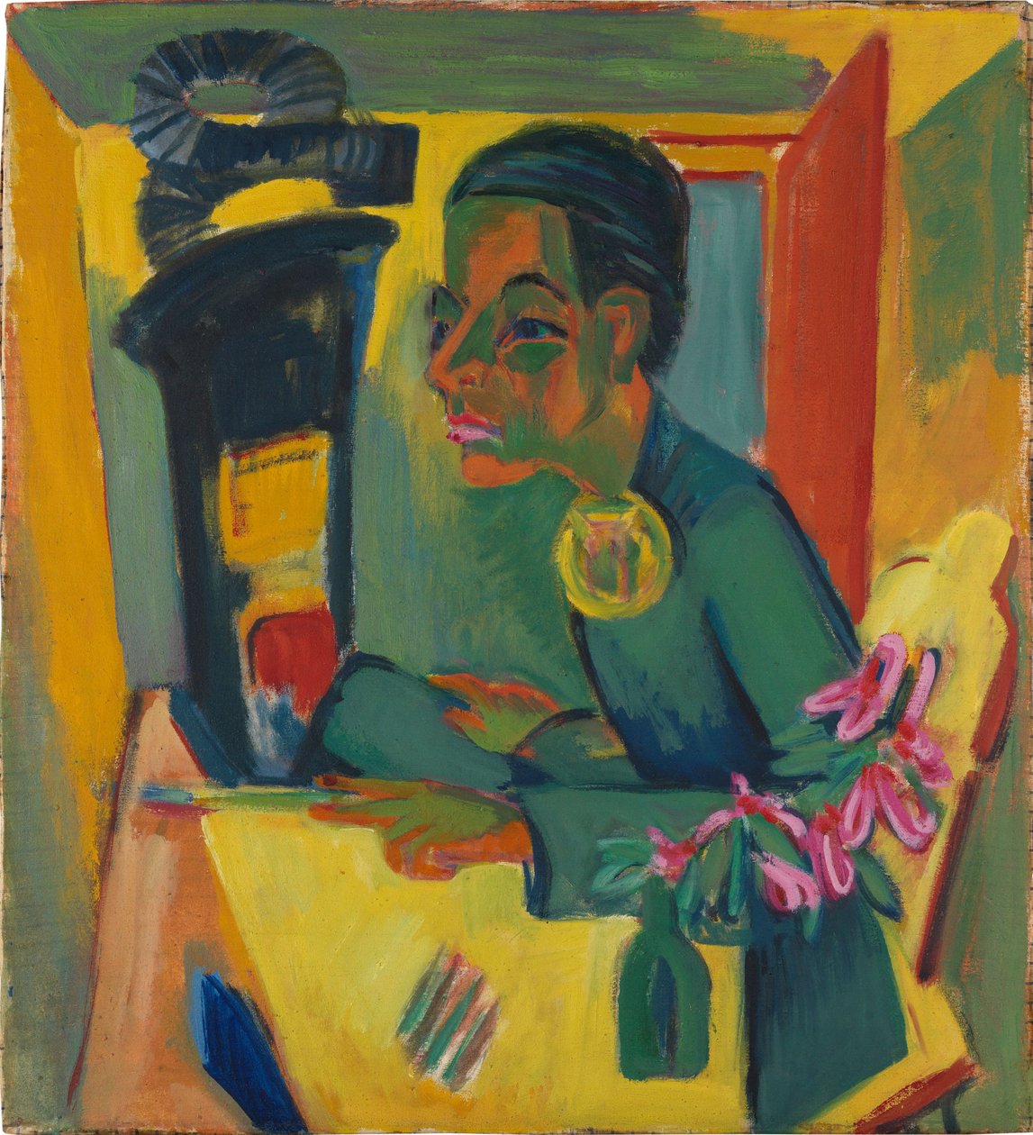 « Le peintre » (autoportrait) - Ernst Ludwig Kirchner