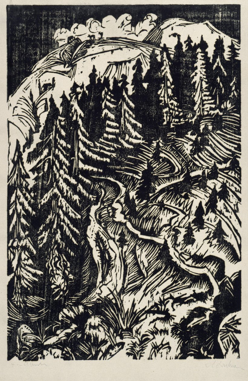 Trois voies - Ernst Ludwig Kirchner