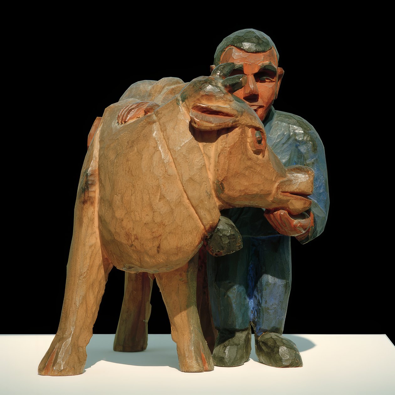 Paysans avec vache - Ernst Ludwig Kirchner