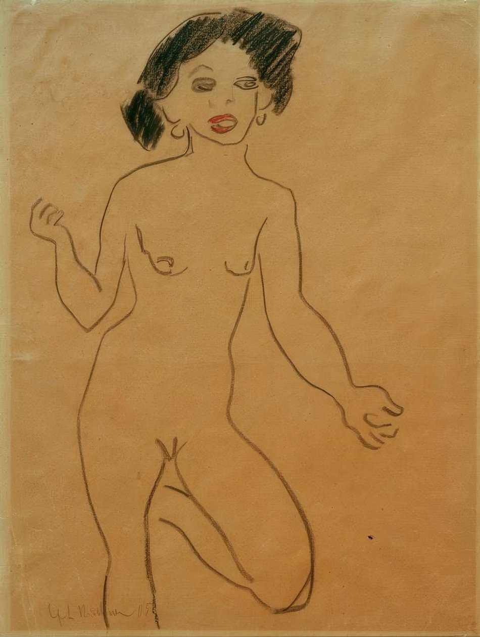Milli racontant - Ernst Ludwig Kirchner