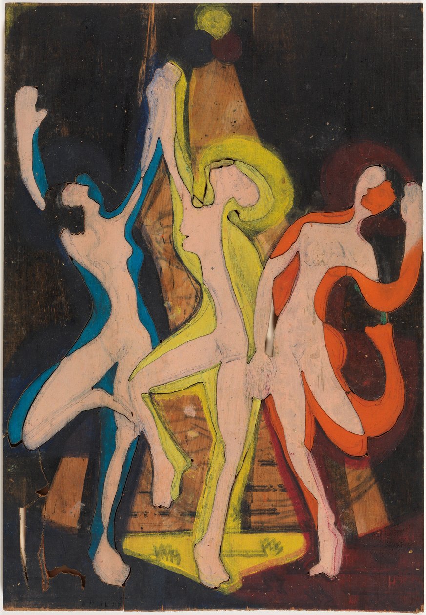Danse des couleurs, Farbstock II - Ernst Ludwig Kirchner