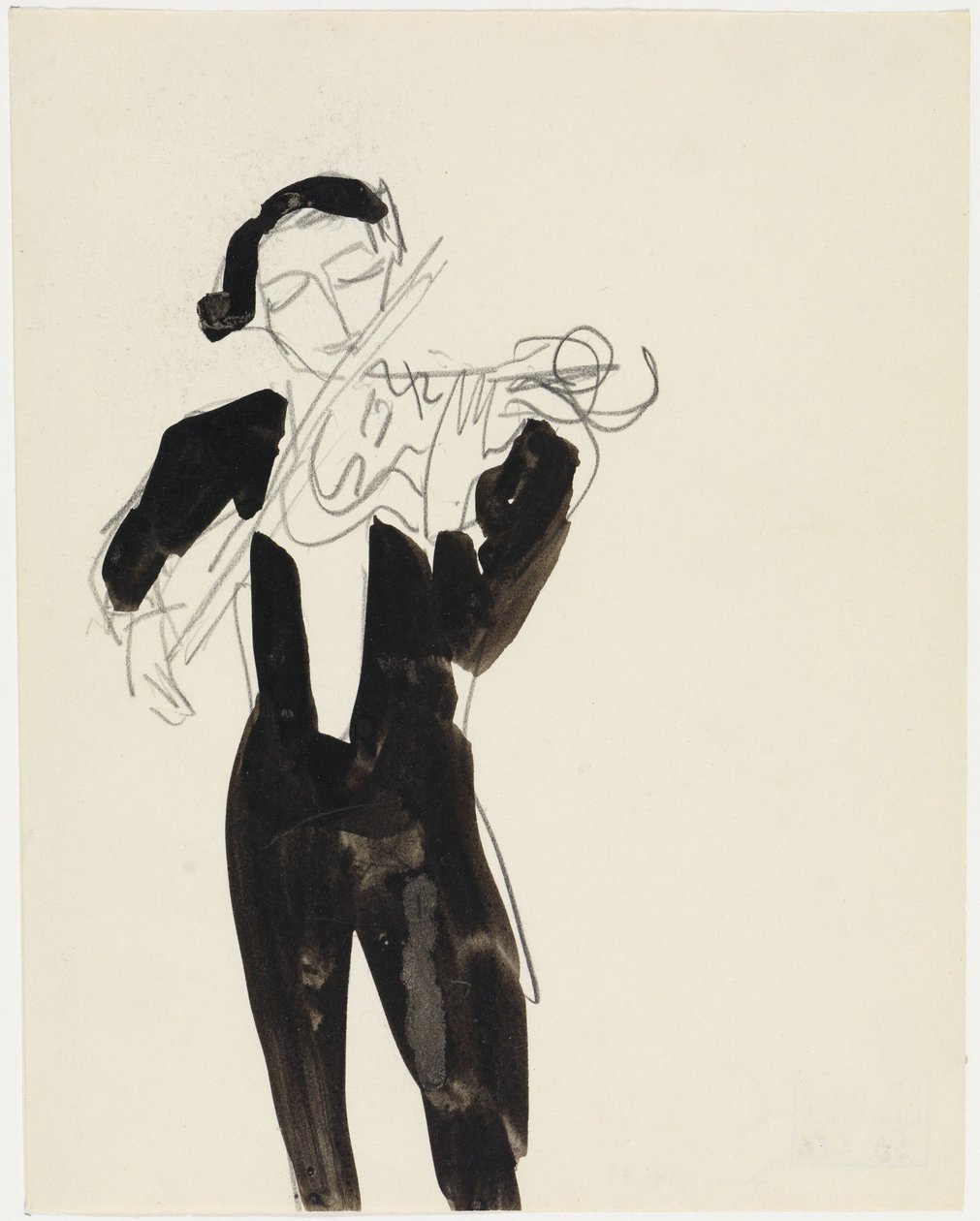 violoniste - Ernst Ludwig Kirchner