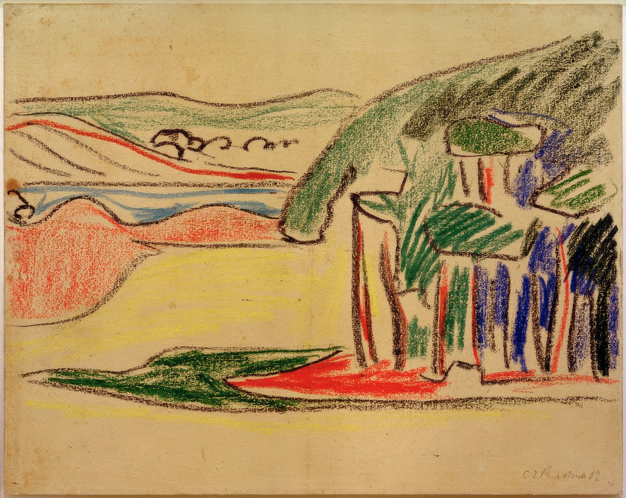 Sans titre (Étangs de Moritzburg) - Ernst Ludwig Kirchner