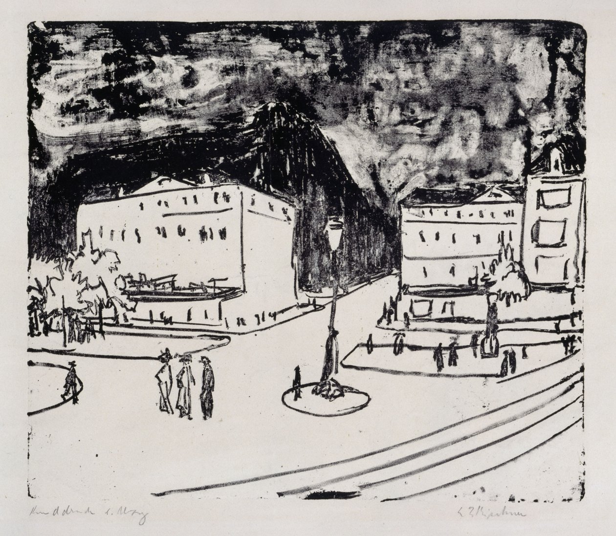 Place Pirnaischer Platz (Dresde) - Ernst Ludwig Kirchner
