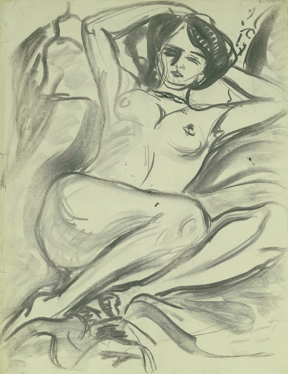 Nu allongé (Isabella) - Ernst Ludwig Kirchner