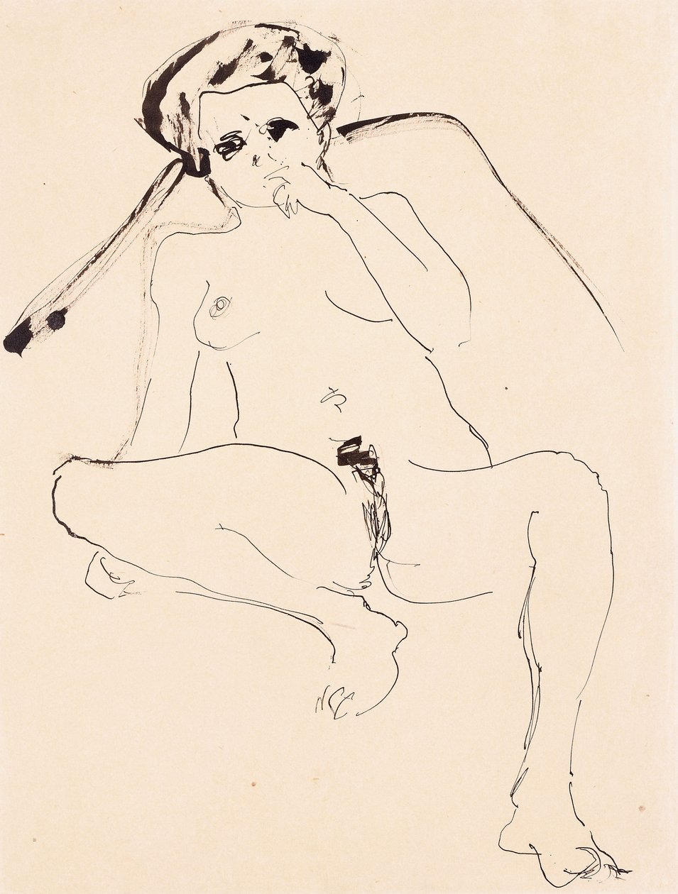 Nu couché, 1919 - Ernst Ludwig Kirchner