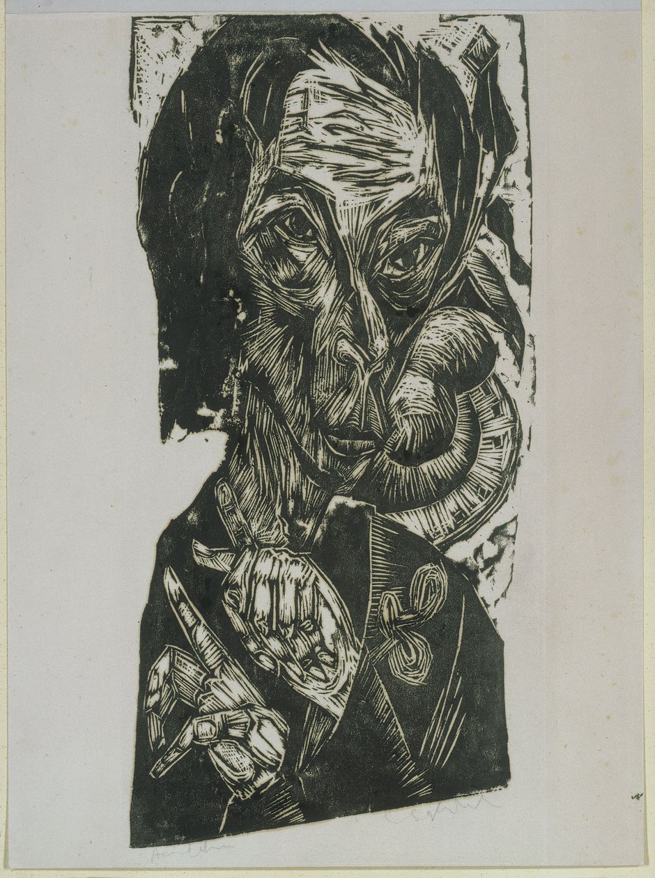 Autoportrait - Ernst Ludwig Kirchner