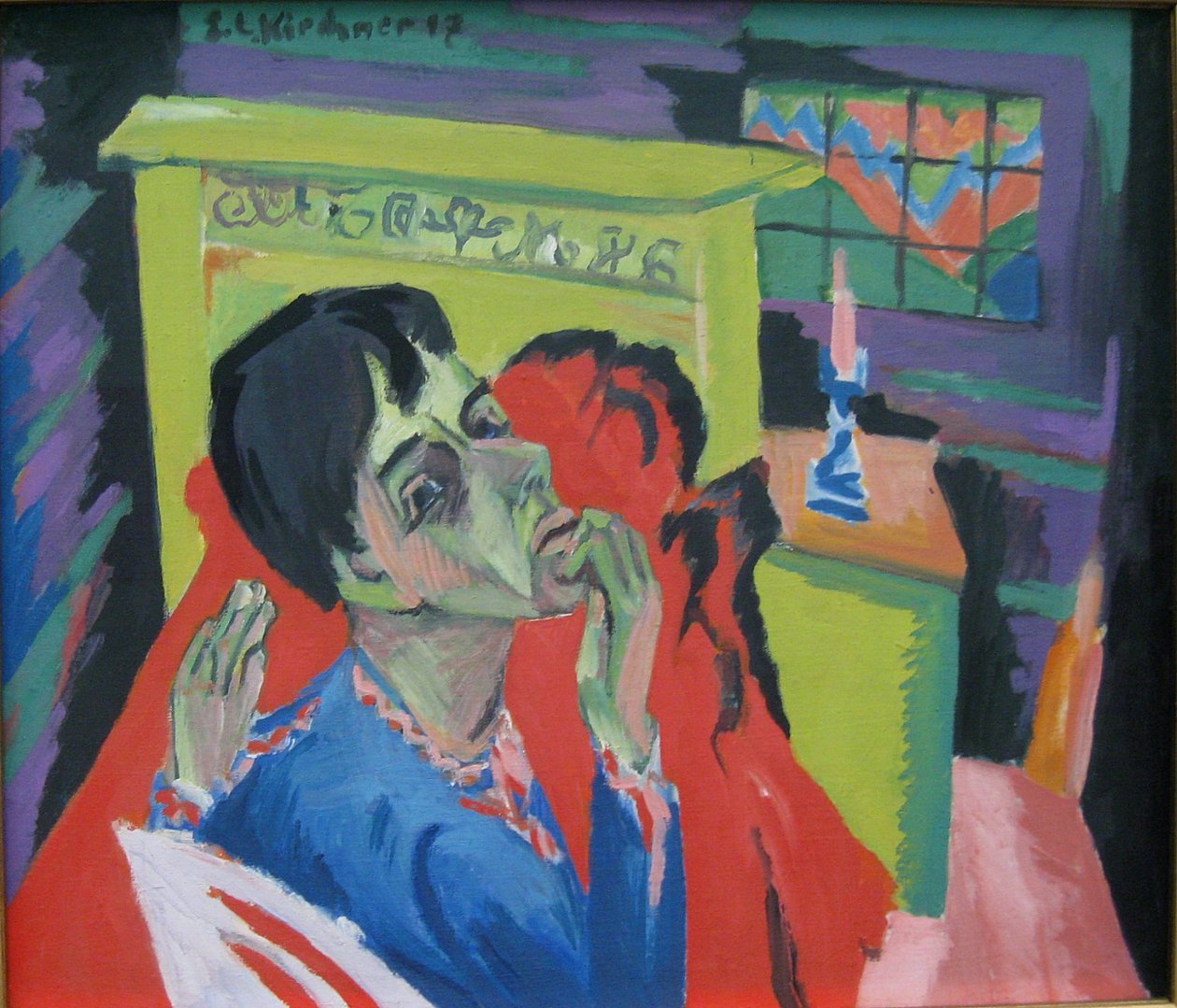 Autoportrait en homme malade - Ernst Ludwig Kirchner
