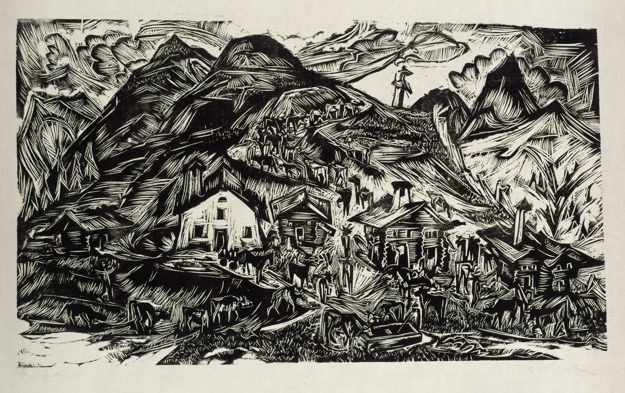 Stafelalp, vue d
