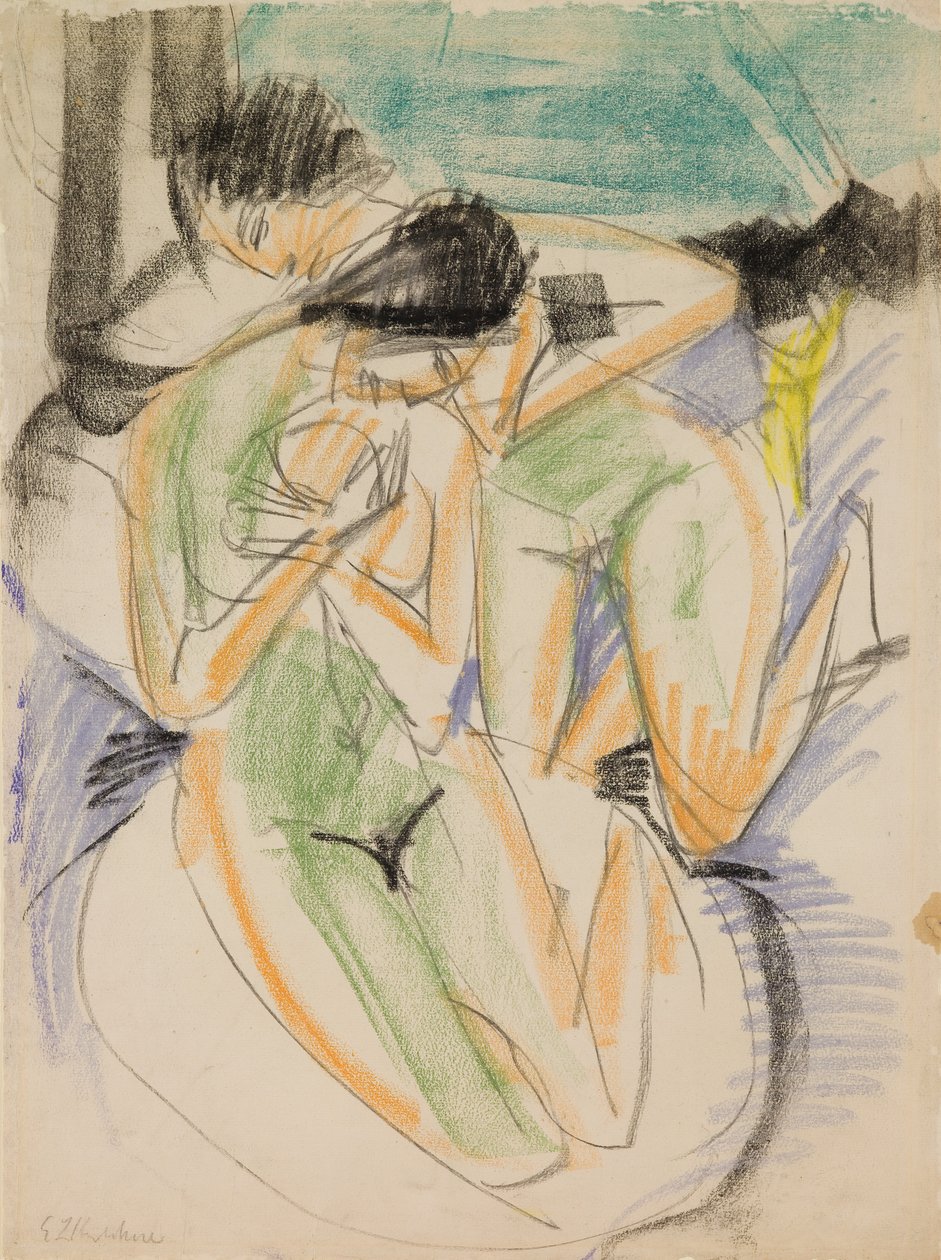 Deux nus - Ernst Ludwig Kirchner