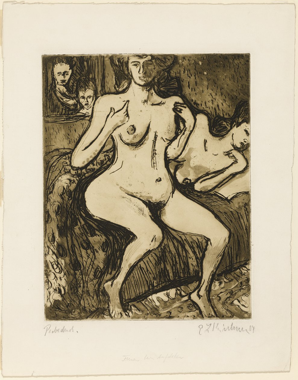 Deux Sœurs - Ernst Ludwig Kirchner