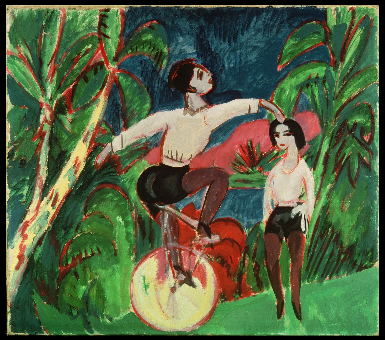 Cavalier monocycle - Ernst Ludwig Kirchner