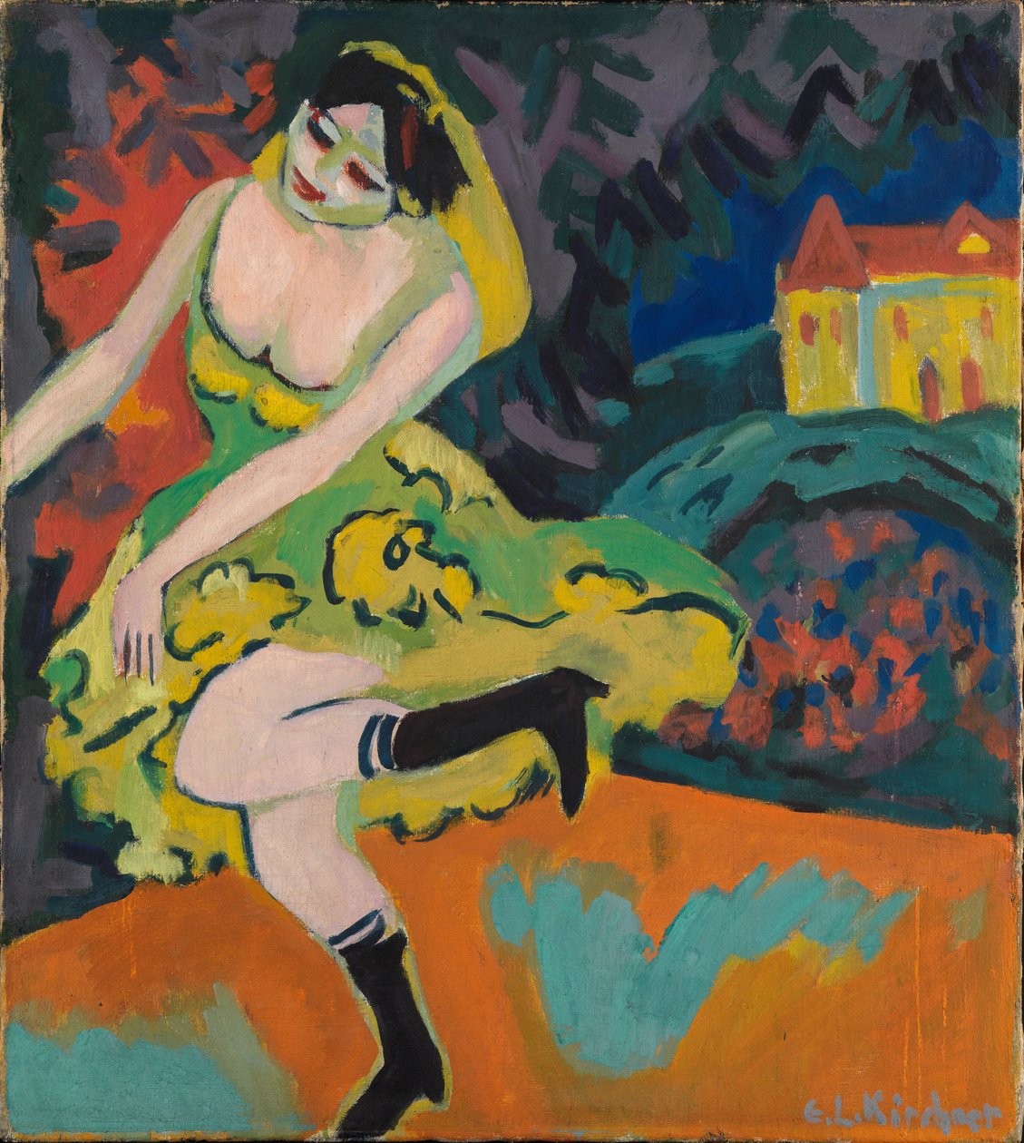 danseuse de variétés - Ernst Ludwig Kirchner