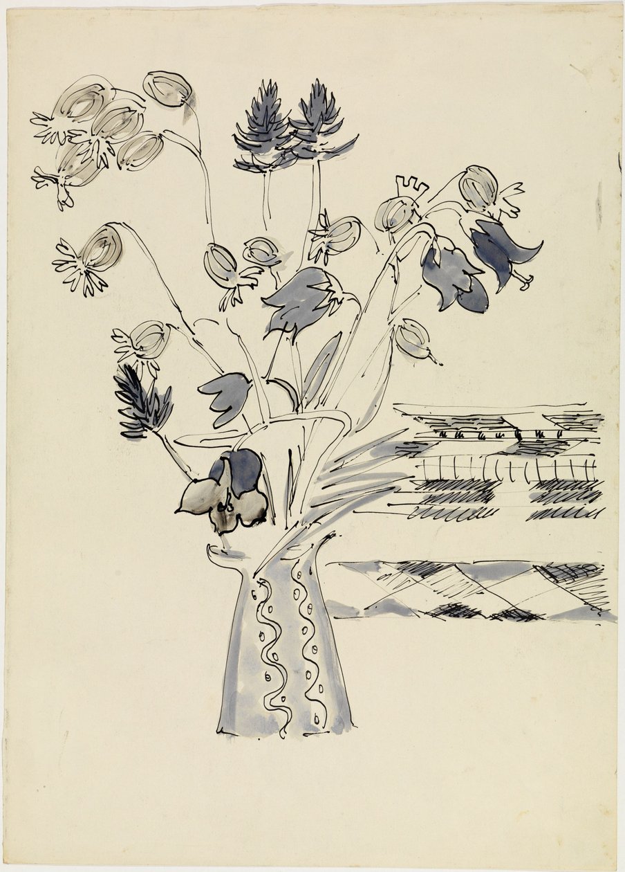 Vase avec des fleurs - Ernst Ludwig Kirchner