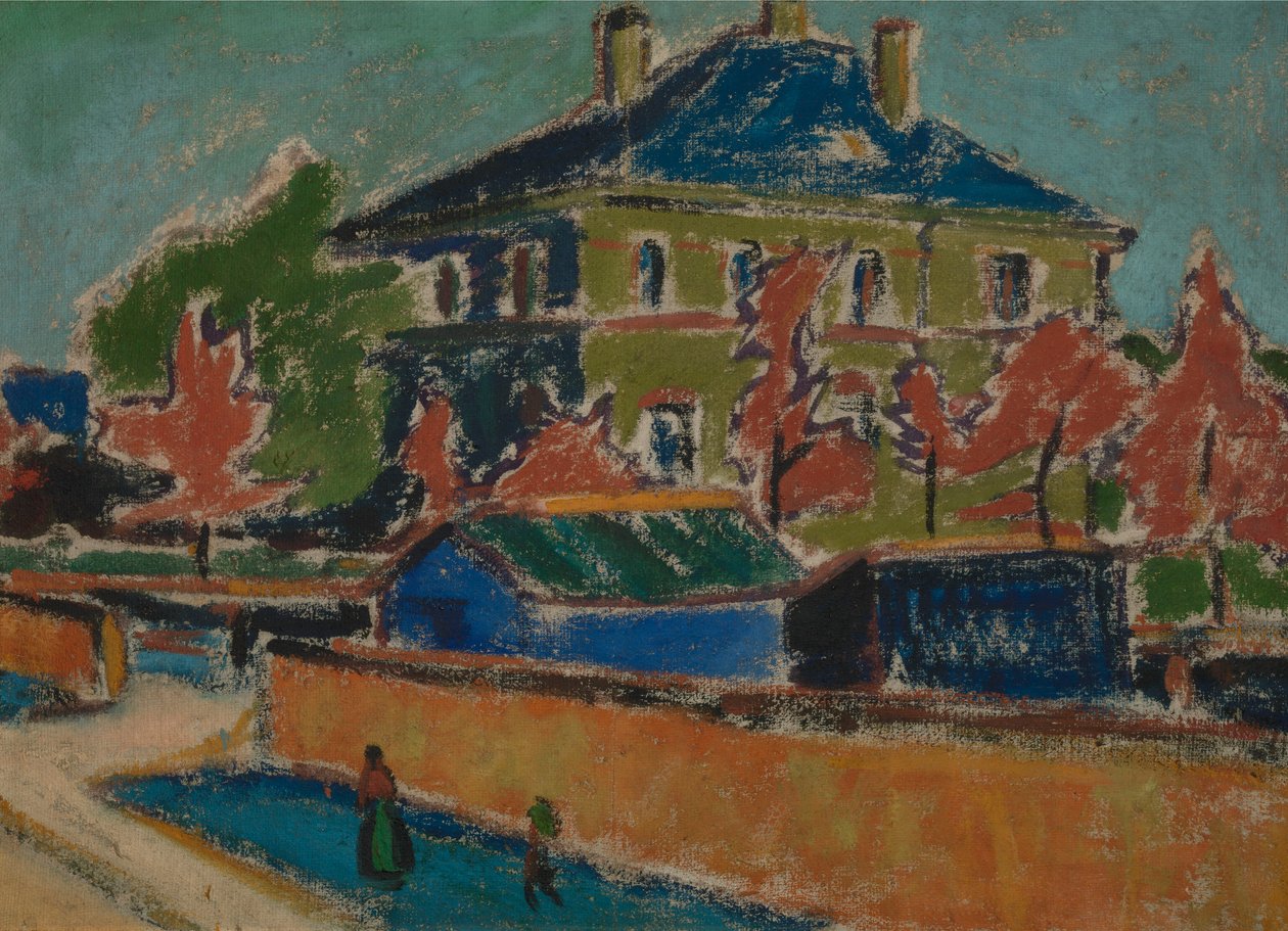 Villa à Dresde - Ernst Ludwig Kirchner