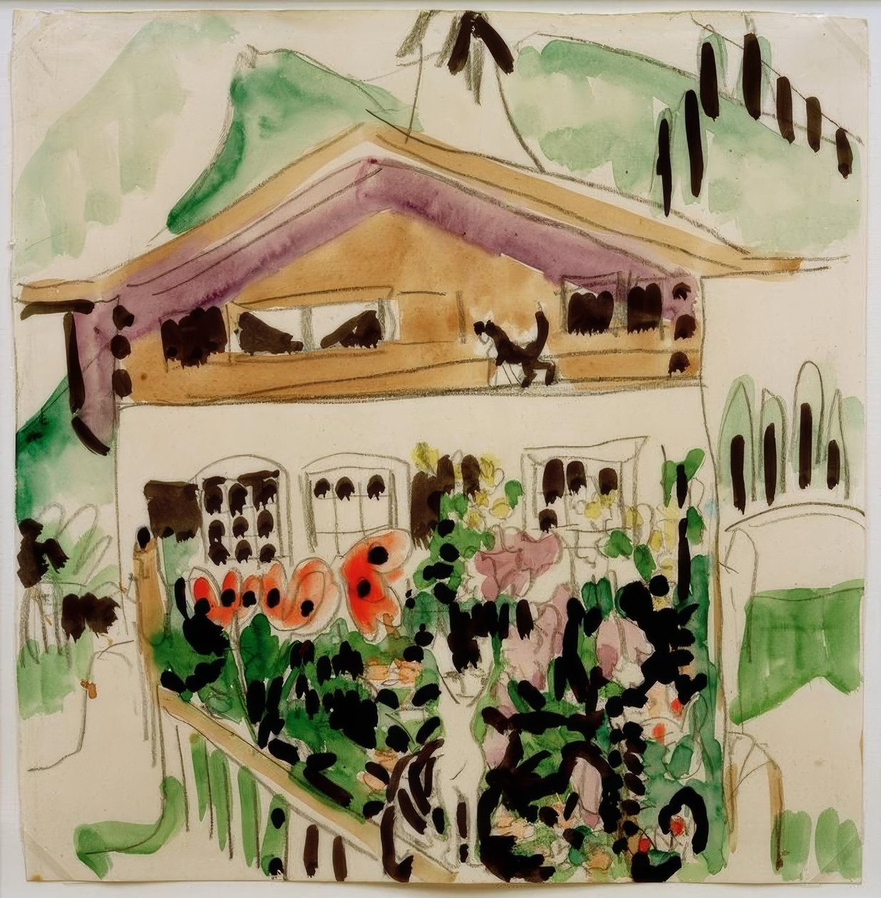 Maison de Wildboden - Ernst Ludwig Kirchner