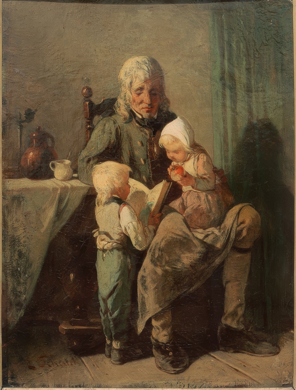 Grand-père et petits-enfants - Ernst Schalck