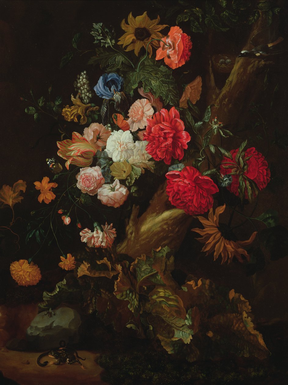 Nature morte avec fleurs - Ernst Stuven