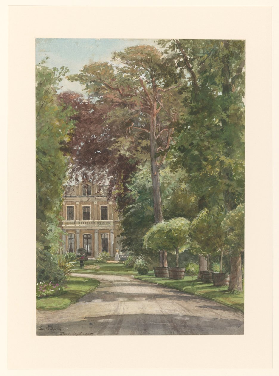 La campagne Spaarnhout - Ernst Witkamp (signed by artist)