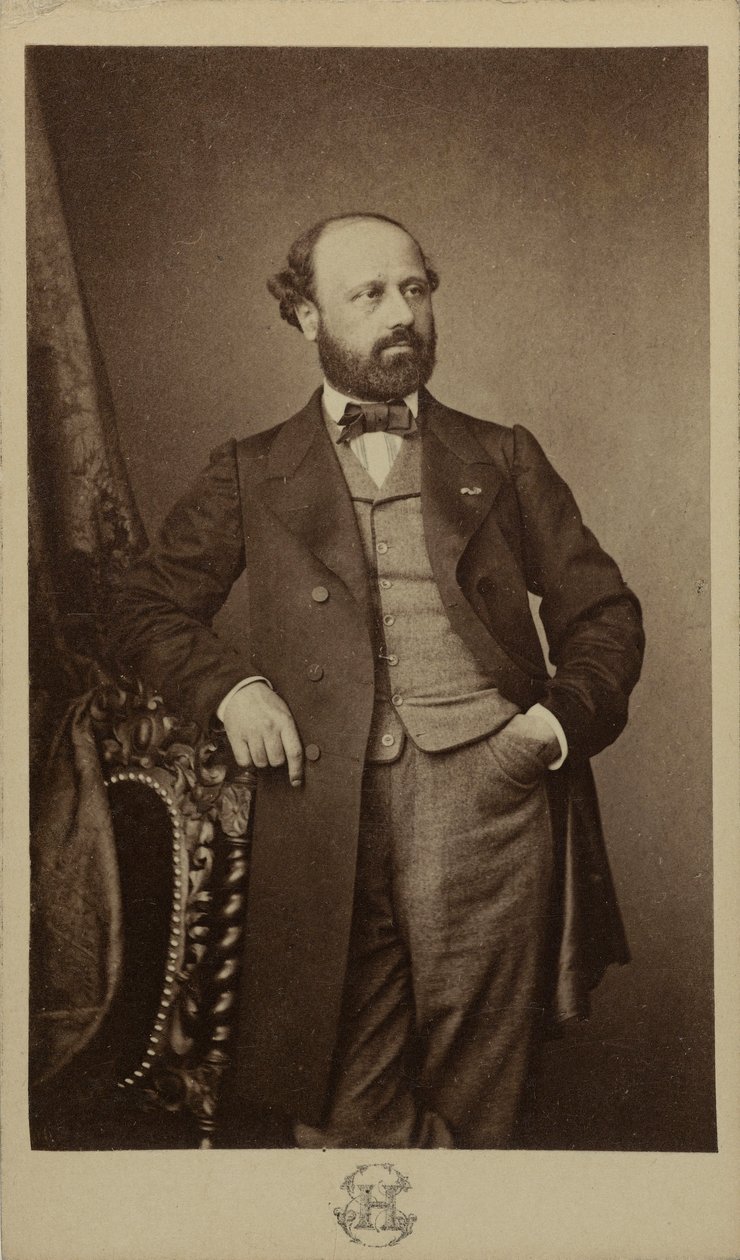 Portrait du compositeur François Bazin - Erwin Hanfstaengl